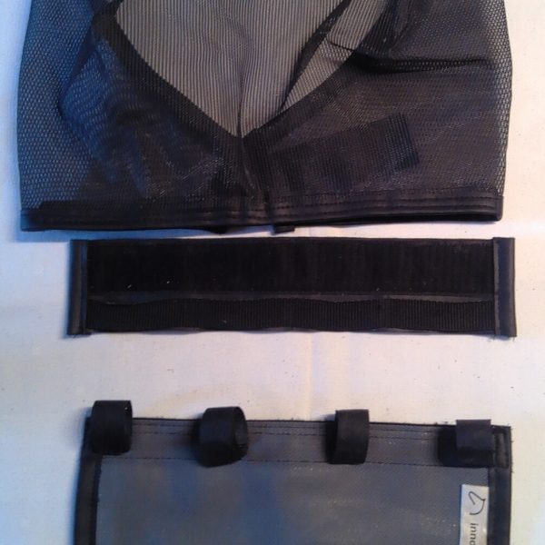Inno Horse Lichtschutzmaske + Connector + Nüsternschutz Easy Shade, InnoHorse, schwarz, Größe Pony