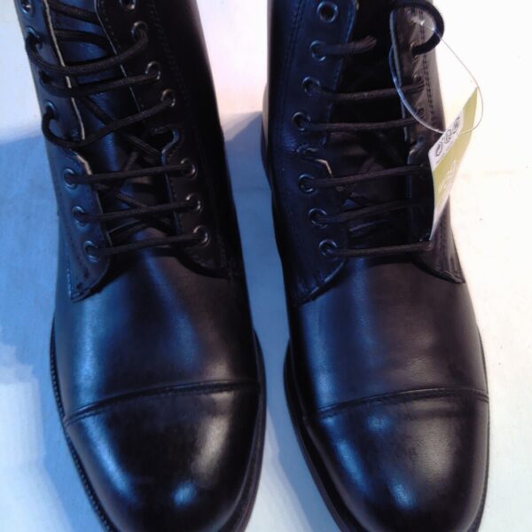 Fouganza Damen Reitstiefelette Paddock Laces Leder, Fouganza, schwarz, Größe 39