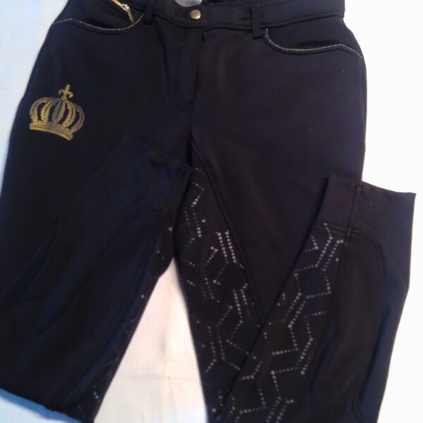 Winterreithose Glööckler, HKM, schwarz, Größe 40