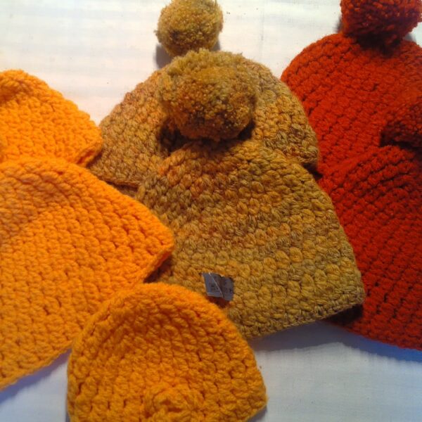 Strickmützen, Handarbeit, verschiedene, Größe verschiedene